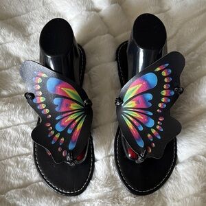 Colorful Butterfly Women's Sandals